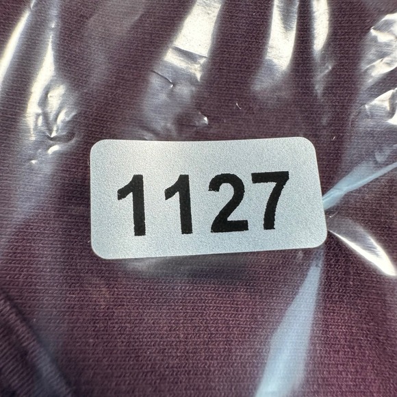 BYLT Basics Drop-Cut Lux T-Shirt Men's XL Burgundy Curved Hem Moisture Wicking - Picture 8 of 8